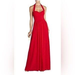 BCBGMaxAzria Vibrant Red Maxi Dress